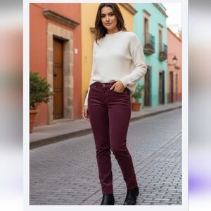 🍇Eddie Bauer Deep Purple Boyfriend Jeans